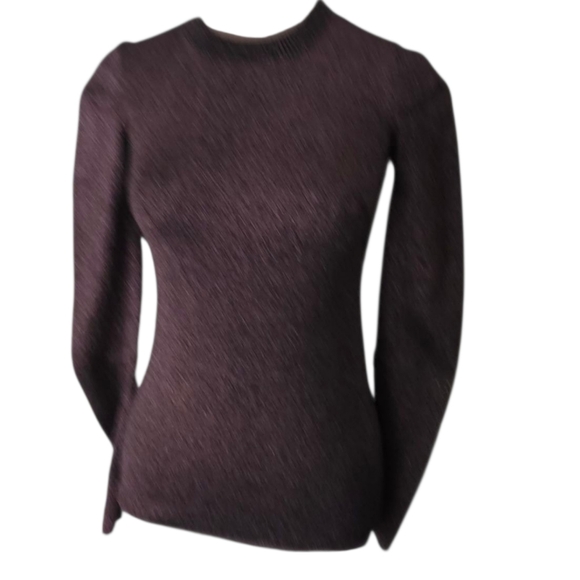 Alexander Wang Metallic Plum Shimmer Knit Sweater Size Small NWOT - Picture 16 of 16